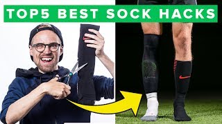 Top 5 football sock life hacks [upl. by Caldera]