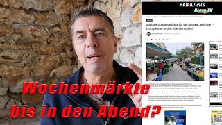 Wochenmarkt auf Kreta bis in den Abendstunden KretaCrete 2024 [upl. by Saire]