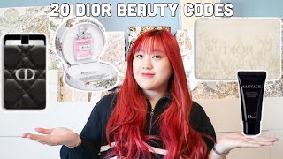 20 Dior Beauty Codes amp Updates On Dior Beauty Loyalty Program  Dior Mirror Makeup Pouch Miss Dior [upl. by Yanahs900]