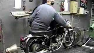 Velocette Venom on the dyno [upl. by Northington734]