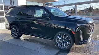 Black 2024 Cadillac Escalade Sport Platinum Review Calgary AB  Wolfe Calgary [upl. by Dnarud195]