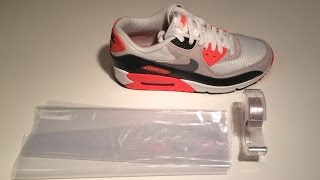 Shrink Wrap sneakers Shrink wrapping sneakers  Sneakersenzo [upl. by Daphne]