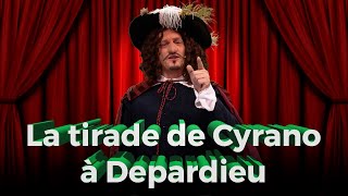 La tirade de Cyrano de Bergerac à Depardieu  James Deano  Le Grand Cactus 148 [upl. by Wolliw312]