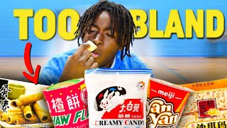 American Highschoolers try Asian Snacks for the first time [upl. by Matrona787]