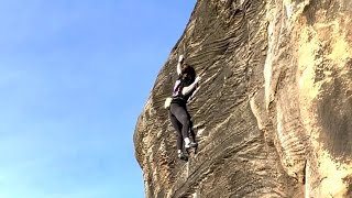 His Eminence E4 6a  Bowden Doors  Northumberland Bouldering [upl. by Fortunato]