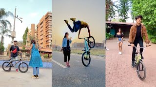 BMX Cycle Stunt  New bmx cycle stunt tik tok video  BMXCycleStunt [upl. by Sivam501]