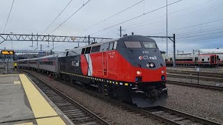 Springfield Train Show Railfanning  New Haven Featuring a Shore Line East DIESEL 1272024 [upl. by Emiline751]