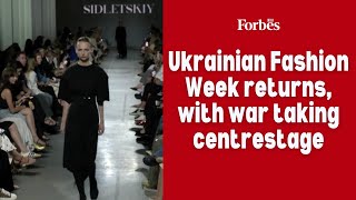 Ukrainian Fashion Week returns with war taking centrestage [upl. by Nannette815]