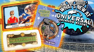 What’s New at Universal Orlando  Butterbeer Caramels ET Adventure Badges and More Park Updates [upl. by Caputo]