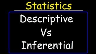 Descriptive Statistics vs Inferential Statistics [upl. by Nordgren923]