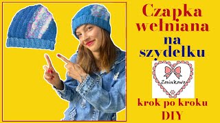 Jak zrobić luźną czapkę na szydełku DIY [upl. by Aniras]