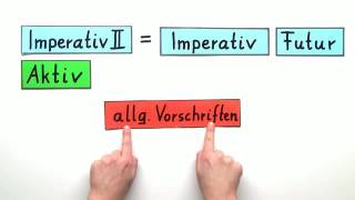 Der Imperativ im Lateinischen Imperativ Passiv und Imperativ II  Latein  Grammatik [upl. by Ihsakat]