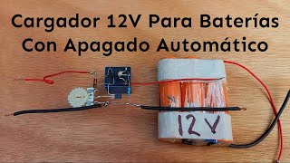 Cargador Para Baterías 12V Con Apagado Automático 18650 [upl. by Arty]