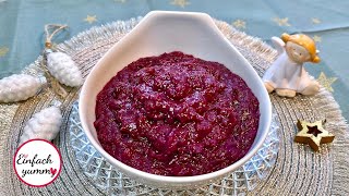 Weihnachtlicher Rotkohl 🎄das Beste Rezept aus dem Thermomix® TM5TM6 🙌🏻 [upl. by Brenda]