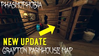 A Tour of the New Grafton Farmhouse Map in PHASMOPHOBIA [upl. by Lindsey949]