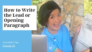 Writing the Lead Opening Sentence [upl. by Nyrrek842]