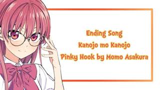 Full Lyrics Ending Kanojo Mo Kanojo Pinky Hook by Momo Asakura [upl. by Burt]