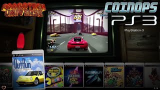 Playstation 3 CoinOPS Forgotten Universe Showcase coinops emulator frontend [upl. by Ilowell]