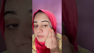 How to draw Unplucked Eye Brows  Eye Brow Tutorial  Make up hacks [upl. by Inalaek143]