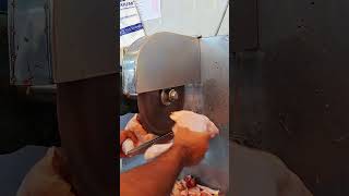 Amazing way to cutting chicken by machine [upl. by Dnob168]