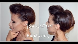 Model per floke te shkurter  Rockabilly Hairstyle [upl. by Jacquet244]