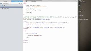 Screencast 55 Adding RSS Content with SimplePie [upl. by Oralee]