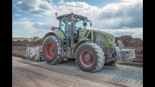 🚜 CLAAS AXION 950  STABILISATION DE SOL MAFREWA SERVICES [upl. by Lazaro]