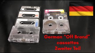 German quotOff Brandquot Cassettes 2  Magna  Universum  Megavox  Contona  Welt Funk  Dessauer [upl. by Pepper881]