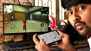 How To Convert Phone To PC Gamepad Controller 🔥 Play Free Fire On PC With Mobile [upl. by Tingley]