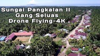 Sungai Pangkalan II Gang Seluas  by Drone Amazing View 4K [upl. by Nipsirc897]