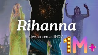 Rihanna live concert at Ambani pre wedding  First stage show in INDIA Jamnagar [upl. by Vel867]