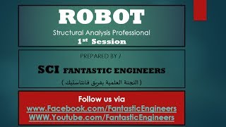 01 Robot Structural Analysis Professional SCI Fantastic Engineers [upl. by Llenal580]