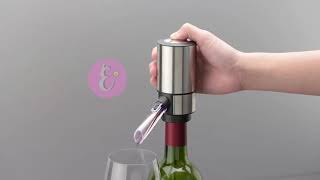 Dispenser ElÃ©trico de Vinho 3 em 1 Aerador Decantador e Dispensador [upl. by Dedrick]