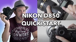 Nikon D850 Basics Tutorial quick start guide [upl. by Etiam638]