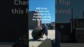 Ultimate 600 lb tire flip challenge shorts [upl. by Elexa540]