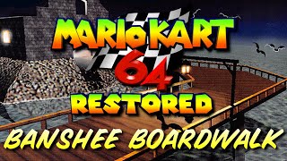 Banshee Boardwalk  Mario Kart 64 Restored [upl. by Enid425]