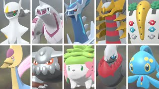 All Legendary Pokemon amp How To Catch Them In Pokemon Legends Arceus [upl. by Alyks493]