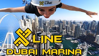 XLINE Dubai Zipline 2021 [upl. by Nosduh]