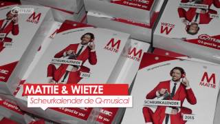 Scheurkalender de Qmusical  Mattie amp Wietze  Qmusic [upl. by Drusus]