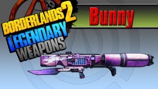 BORDERLANDS 2  Bunny Legendary Weapons Guide [upl. by Neelyhtak]