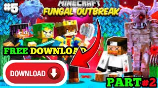 Minecraft Fungal Outbreak Mod Download in Java and pojavlauncher  Minecraft Fungal mod [upl. by Annelak]