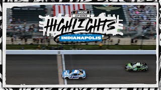 Kyle Larson wins the Brickyard 400 in NASCAR Overtime [upl. by Catlee]