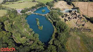 Bells Mills Fishery From Above  Martyns Angling Adventures [upl. by Naivad]