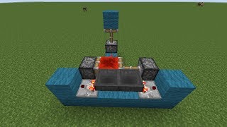 Minecraft Tutorial  Redstone ClockEngine w Hoppers [upl. by Ednalrym]