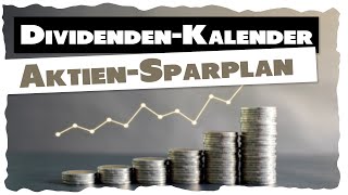 Dividendenkalender  Aktien Sparplan [upl. by Avlis]