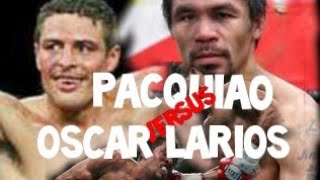 Manny Pacquiao vs Oscar Larios [upl. by Lederer82]