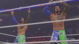 WWE 2K24 The Usos vs The Headbangers [upl. by Stamata]