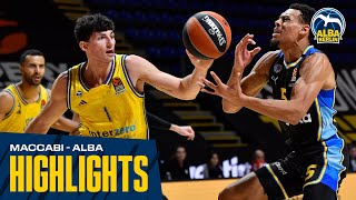 Highlights Maccabi – ALBA 30112023 [upl. by Sivraj]