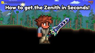 How To Get The Zenith in SECONDS  Terraria [upl. by Crystie]