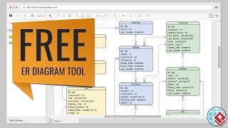 Free ER Diagram ERD Tool [upl. by Wixted]